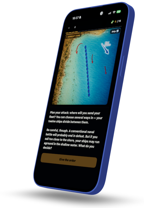 HistroQuest iPhone Nile Game klein 2 App history